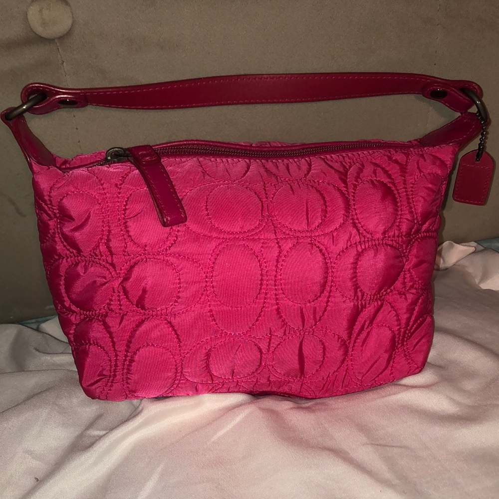Pink Coach Purse